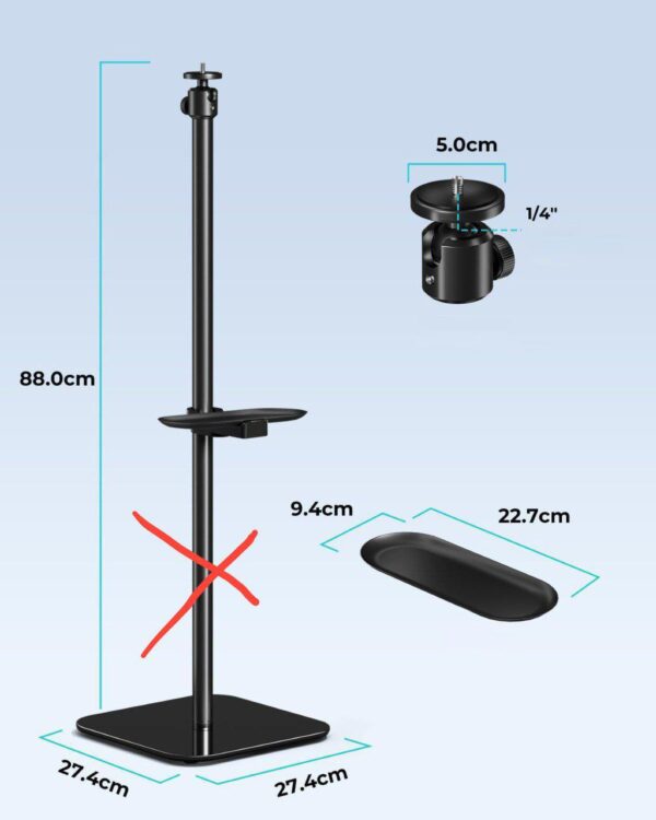 NIEKOMPLETNY Uniwersalny stojak do projektora viozon DE-PR-01B 88 cm - obrazek 5