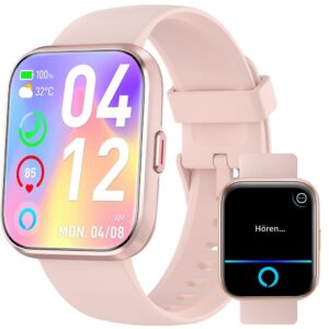 Smartwatch Fitpolo ID208Plus, ekranem 1,8'' IP68, ponad 110 trybów, różowy