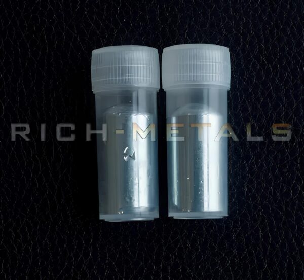 Metal Gallium RESTEQ 20g czystość 99,99% metal topniejący w rękach do nauki eksperymentów i kolekcji - obrazek 8