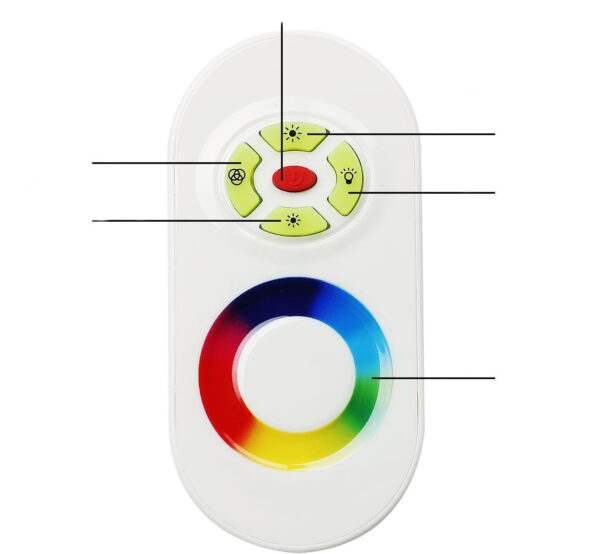 Oświetlenie gruntowe LED SUBOSI, 0,6 W, Ø26 mm, IP65, RGB, 20pcs - obrazek 6