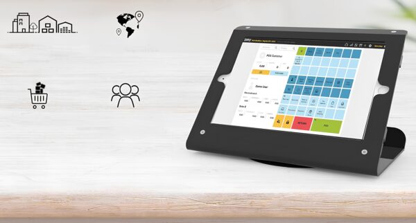 Stojak Beelta na iPad do 10,2" obrotowy 360° antykradzieżowy czarny - obrazek 6