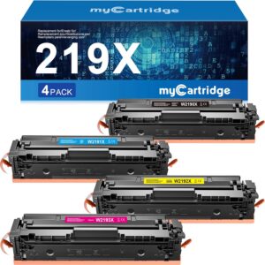 Tonery MYCARTRIDGE HP 219X zamiennik dla HP 219A PP-W2190X1/2/3X 4 szt.