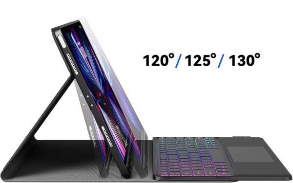 Klawiatura do iPad Pro 12.9 Earto YF001-BK-ES-B  QWERTY hiszpańska - obrazek 6