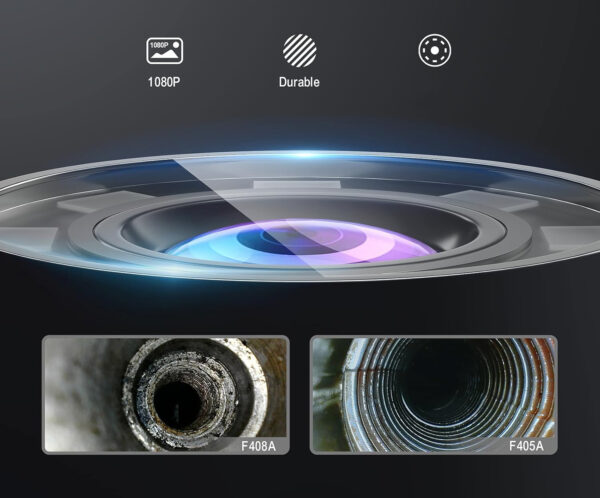 Kamera endoskopowa Ralcam z oświetleniem, 8,5 mm, HD1080P, 8 LED, 2m kabel - obrazek 3