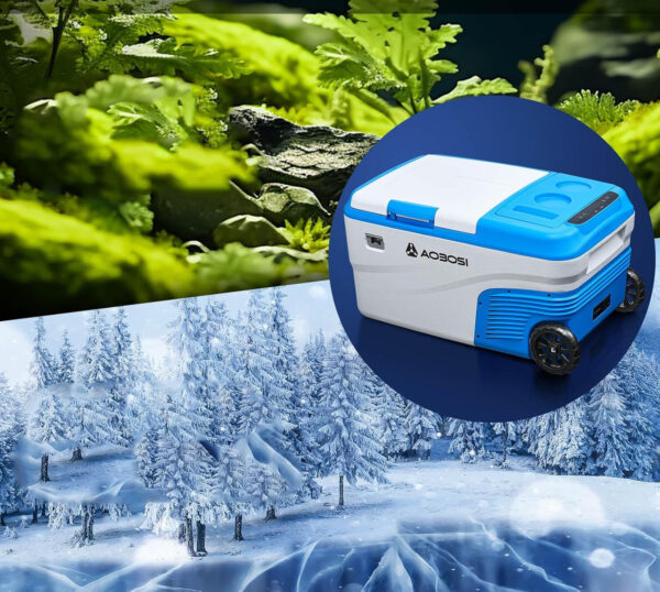 Przenośna lodówka AAOBOSI DT25 (25L), -20 do +20°C, 12/24V DC, 100-240V AC - obrazek 7