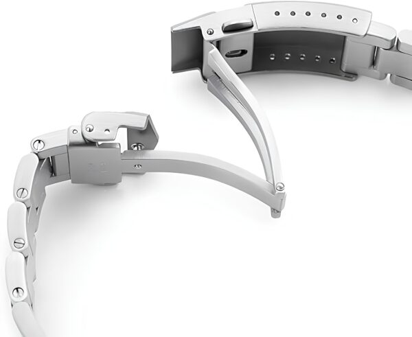 Używany Pasek do zegarka MiLTAT do Seiko SSC813P1 20 mm srebrny L - obrazek 4