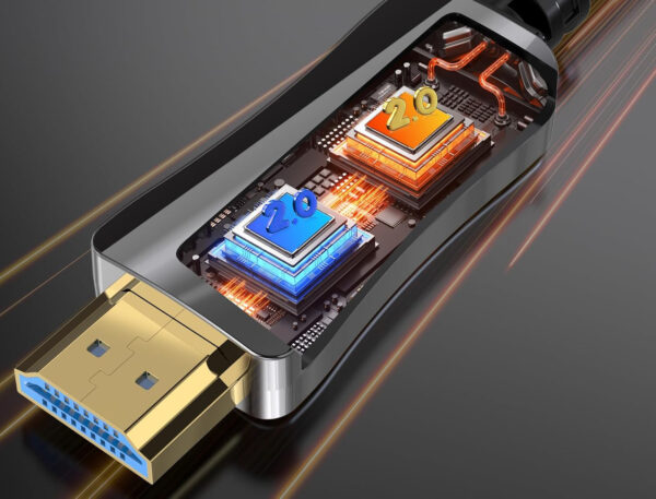 UŻYWANY Kabel HDMI światłowodowy ATZEBE 50m 4K@60Hz HDR ARC 18Gbps HDCP2.2 - obrazek 5
