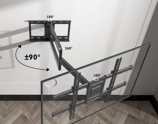 NIE ZESTAW Uchwyt ścienny do telewizora BONTEC CT139M, 32-75'', 600x400mm - obrazek 5