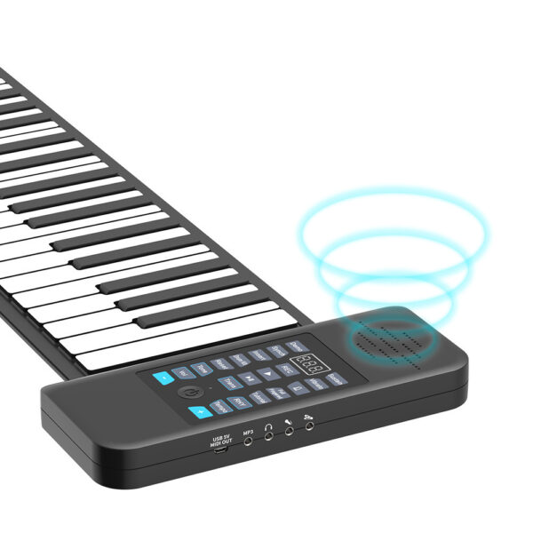 Składany Pianino Elektroniczne 88 Klawiszy, Bluetooth, dla Początkujących - obrazek 5
