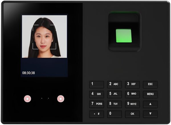 Rejestrator czasu pracy Bisofice T200 niemiecki, bez opłat, RFID, biometria