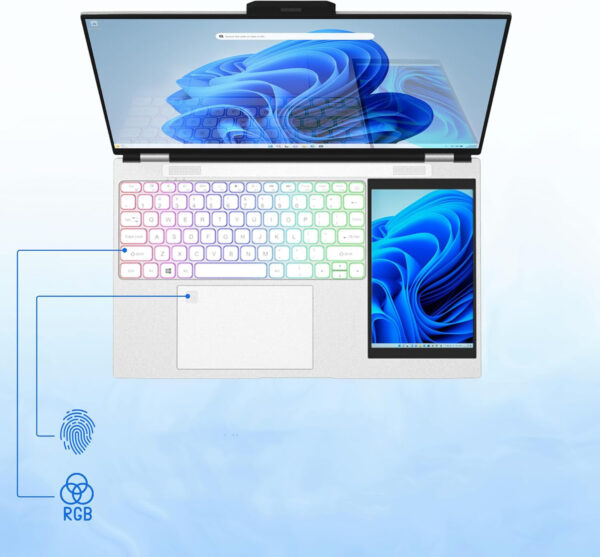 NIE ZESTAW Laptop Thunderb z podwójnym ekranem 15.6" i 7", 16GB RAM - obrazek 6