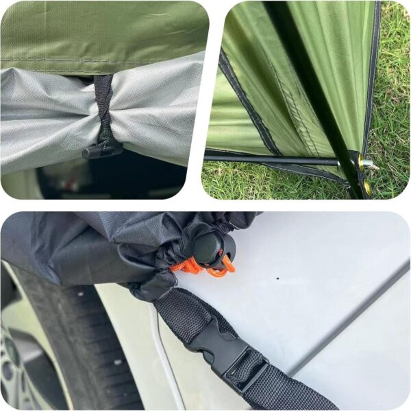 Namiot campingowy CarTent 300x150x210 SUV sedan 2 osoby wodoodporny UV - obrazek 8