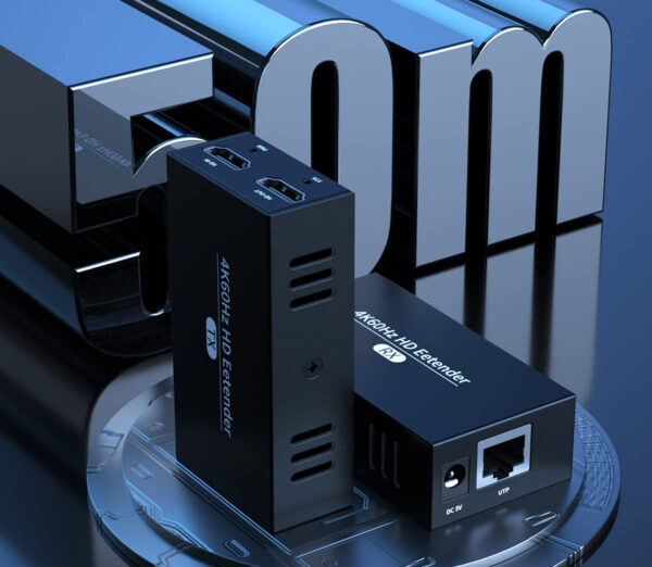 Rozszerzacz 4K HDMI 17,6 x 12,1 x 3,9 cm przedłużacz PWAYTEK sygnału HDMI - obrazek 3