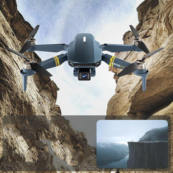 Drone CHUBORY F89 40+minut lotu WiFi FPV z kamerą 1080P HD 120° (2 baterie) - obrazek 3