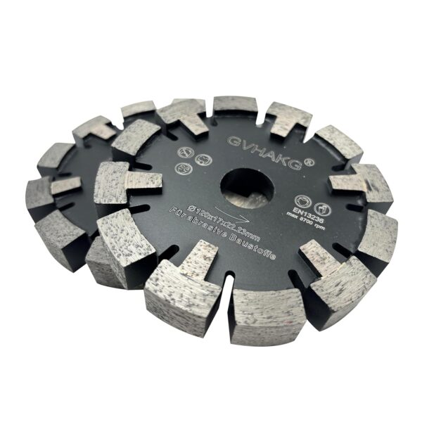 Frez diamentowy do betonu/asfaltu GVHAKG EN13236 120 mm trwały segment T długa żywotność - obrazek 4