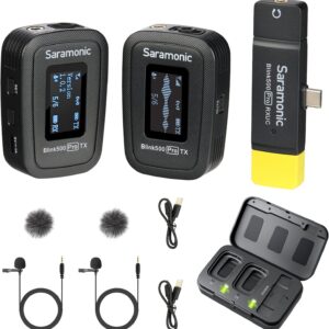 Bezprzewodowy mikrofon Saramonic Blink500 Pro, TX+TX+RXUC, Używany