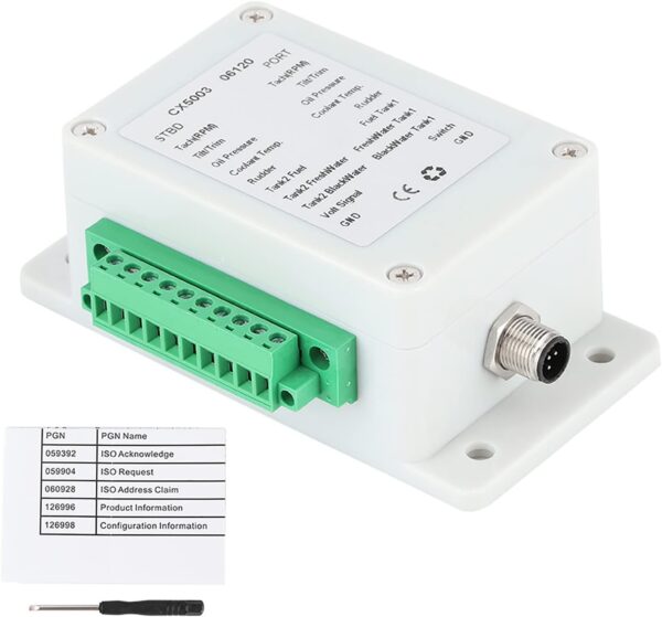 Adapter NMEA 2000 Cx5003, konwerter IP67, 9-32V DC, dla łodzi jachtu - obrazek 3