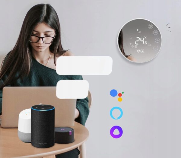Termostat Beok TGR86WIFI do ogrzewania Wi-Fi 3A Alexa, Google - obrazek 6