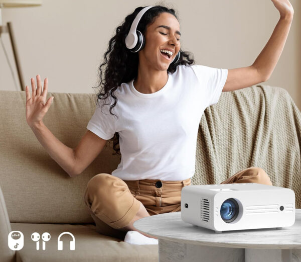 Projektor iZEEKER iPL310, 13000 luksów, Full HD, 5G WiFi Bluetooth, 300'' Powystawowy - obrazek 5