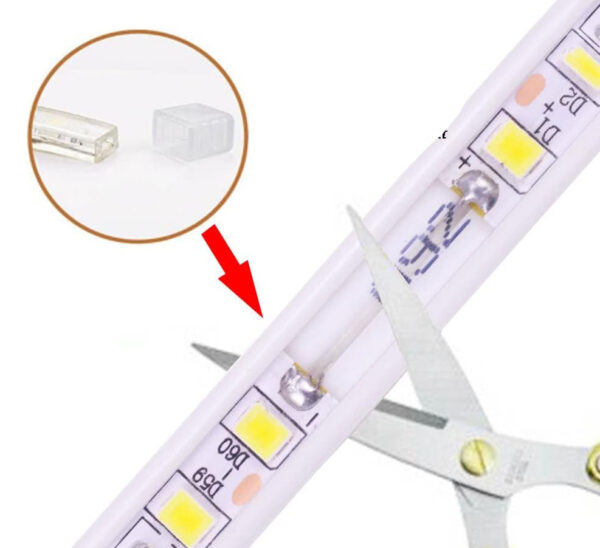 Taśma LED szt. 20 m, 220-230V, 4000 K, Biała, 120 diod/m, bez opakowania - obrazek 4