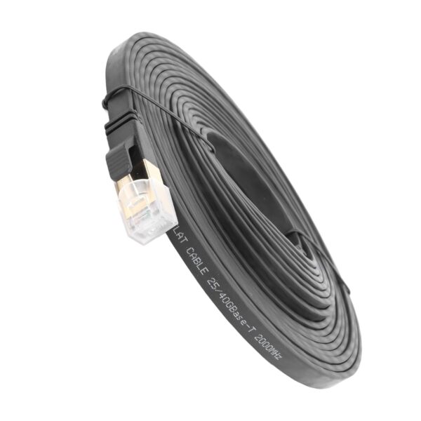 Kabel Ethernet Cat 8 o długości 5 m, Profesjonalny przewód internetowy 40 Gb/s - obrazek 5