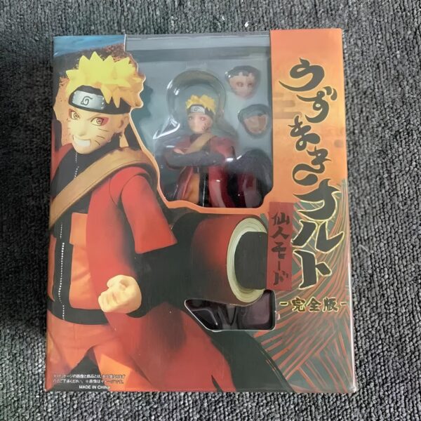 Figurka Naruto Uzumaki z zabezpieczeniem 15 cm kolekcjonerska postać z anime Naruto z podstawą i detalicznym wykonaniem - obrazek 5