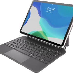 Etui do iPad Pro 10.9/11 Rii HL128 hiszpańska klawiatura z podświetleniem i trackpadem QWERTY