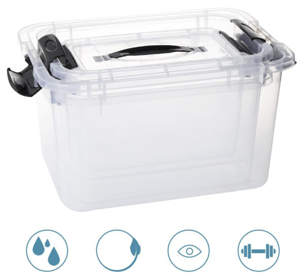 Pojemniki plastikowe Greentainer, 25L х 6, 10L х 2, 6.5L х 2, 10 sztuk - obrazek 3