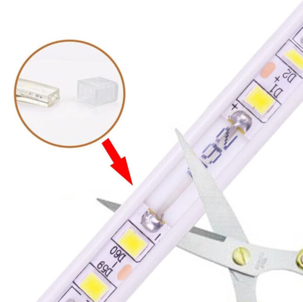 Taśma LED 230V PCNING, 15m, chłodna biel 6000K, wodoodporna IP67 - obrazek 3
