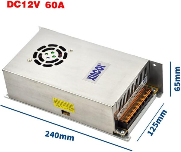XINCOL  Zasilacz impulsowy Transformator do taśm LED Powystawowy - obrazek 2
