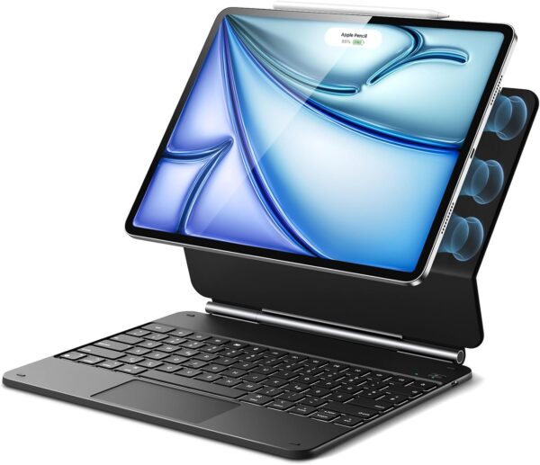 Etui z klawiaturą ESR 6B016A do iPad Air 13'' QWERTZ (M2) 2024, iPad Pro 12.9