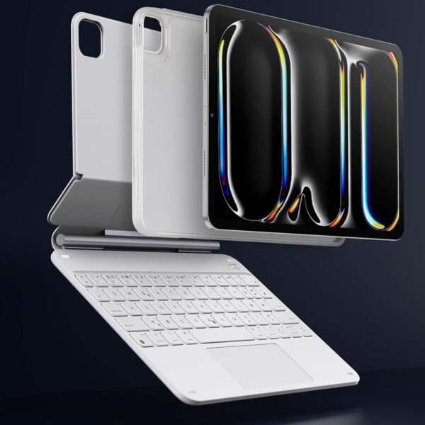 Używany ESR Rebound Magnetic Keyboard Case 6B022 360 do iPad Pro 11 biały - obrazek 6