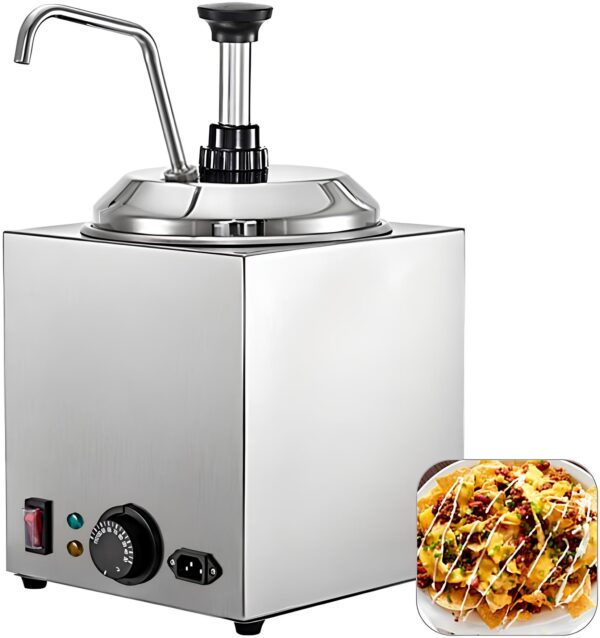 Uszkodzony Podgrzewacz do sosu ze stali nierdzewnej 2,5 l 650 W hzexun