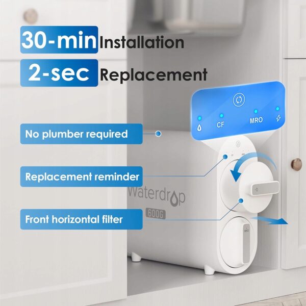 Używany System filtracji wody z odwróconą osmozą FCC Waterdrop WD-G2P600-W - obrazek 7