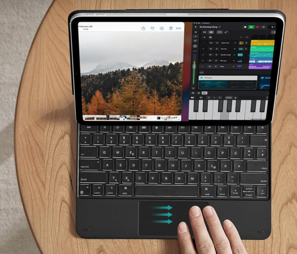 Etui z klawiaturą ESR 6B016A do iPad Air 13'' QWERTZ (M2) 2024, iPad Pro 12.9 - obrazek 7