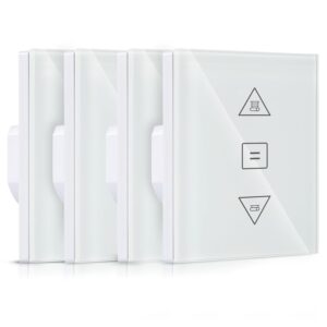 Przełącznik HeuxGir do zasłon WiFi z timerem, Alexa/Google Home, 4szt.