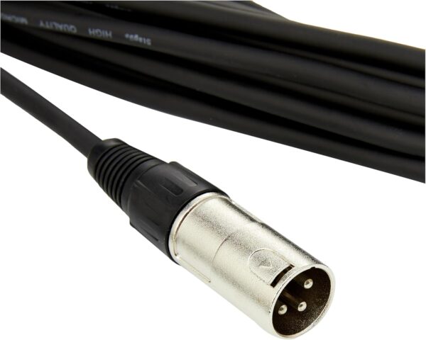 Kabel XLR Stagg 15M 3-pin męsko-żeński do mikrofonu PA studio audio - obrazek 2