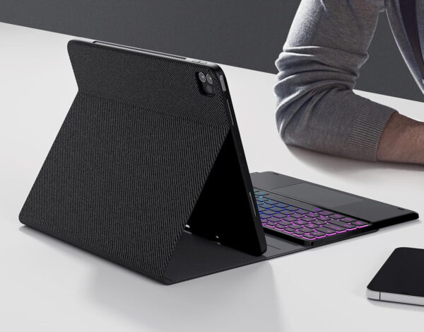 Klawiatura do iPad Pro 12.9 Earto YF001-BK-ES-B  QWERTY hiszpańska - obrazek 7