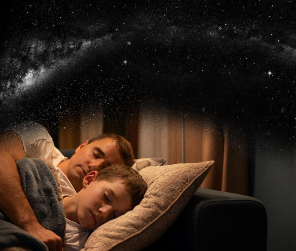 NIEKOMPLETNY Projektor gwiazd Ainael Galaxy lampka nocna domowe planetarium - obrazek 6