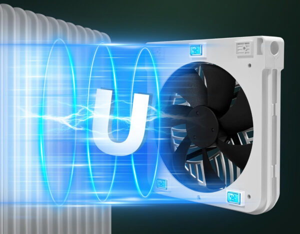 Wentylator grzewczy ecoCalm KP-CRV2401 z termostatem i magnesami - obrazek 3