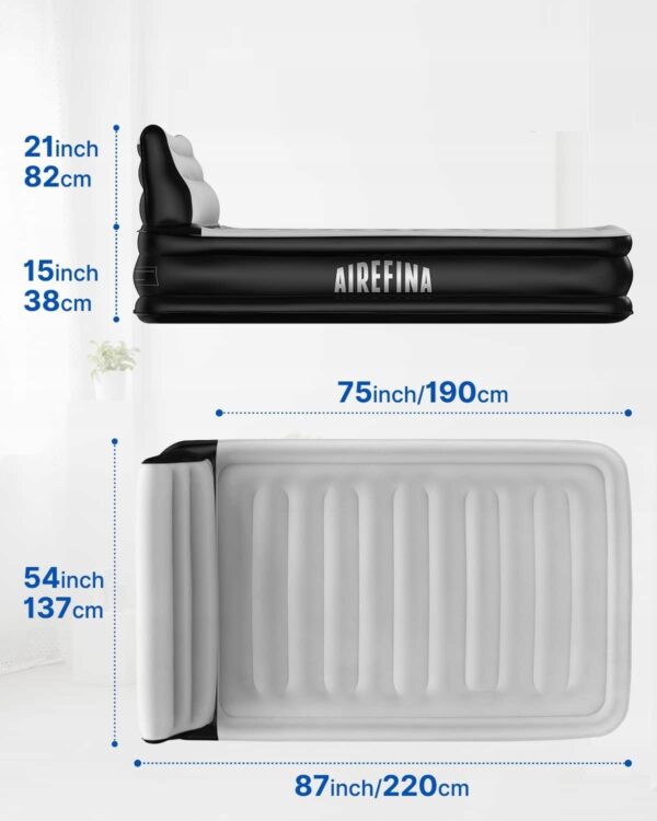 PO NAPRAWIE Materac dwuosobowy AIREFINA AF-A04 190 x 137 x 38 cm - obrazek 5