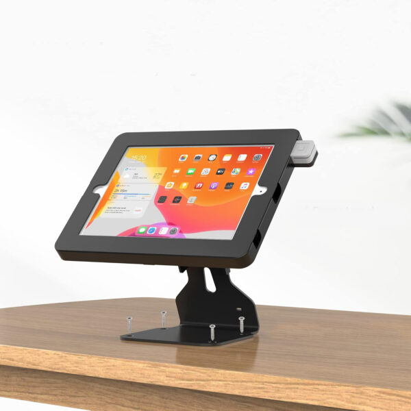 Stojak POS na tablet zgodny z iPad 10.2" Gen 7 8 9, obrotowy, zamykany - obrazek 5