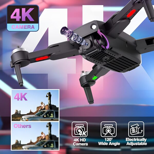 Dron GPS IDEA 33 z kamerą 4K 5G WiFi składany FPV RC Quadcopter UAV 36 min Po naprawie - obrazek 12