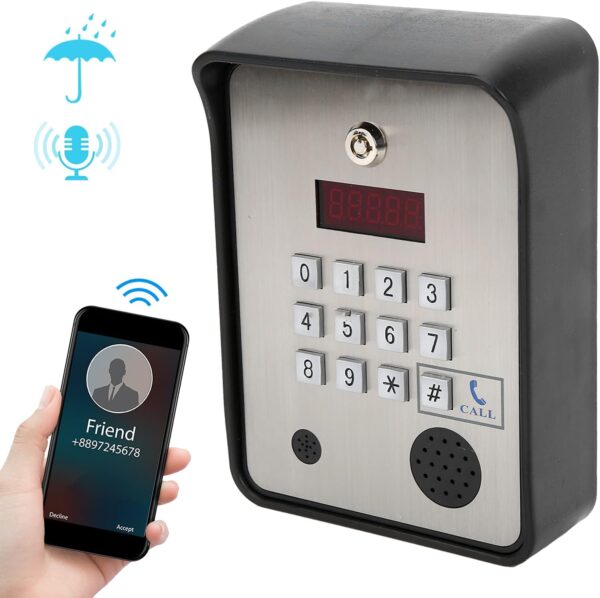 Bezprzewodowy system dostępu Dioche 3G/GSM z interkomem audio i pilotem - obrazek 3