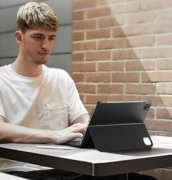 Etui z klawiaturą ESR 6B017, do iPad Pro 12,9 cala, czarne, niemiecki układ klawiatury QWERTZ - obrazek 8
