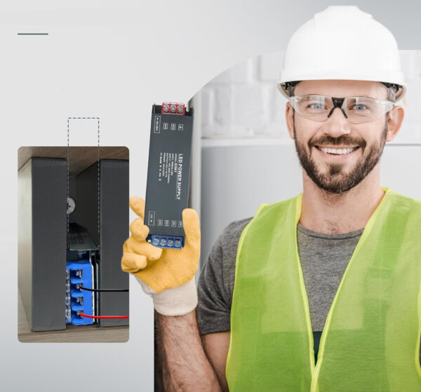 Transformator mocy 24 V, 230 V, 100 W zasilacz BRIMETI D361 do urządzeń elektronicznych - obrazek 3