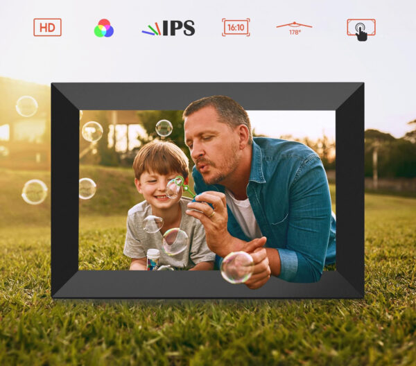 Cyfrowa ramka na zdjęcia Frameo 102K WiFi 10,1 cala HD IPS 1280 x 800 32 GB - obrazek 3