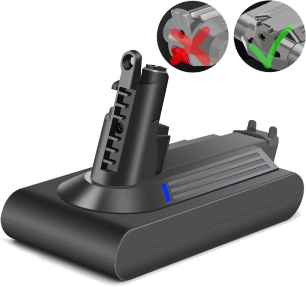 Akumulator Batterytec do Dyson DS-V11B, 18,5 x 11,3 x 9,2 cm - obrazek 3