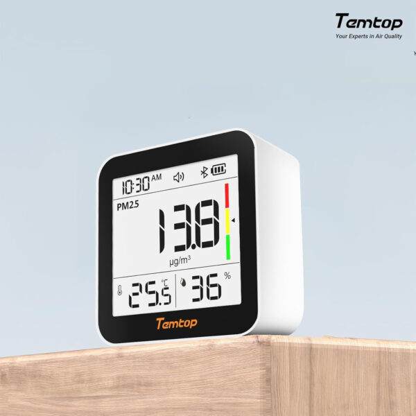 Miernik powietrza Temtop M10+ 6w1 CO2 PM2.5 VOC BT temperatura wilgotność - obrazek 6