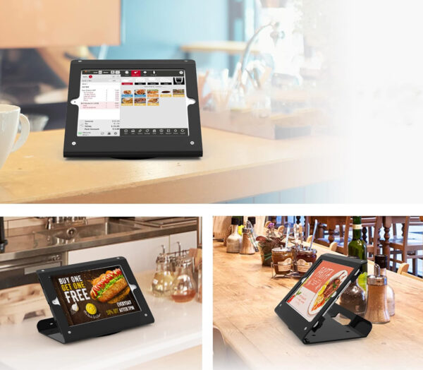 Stojak Beelta na iPad do 10,2" obrotowy 360° antykradzieżowy czarny - obrazek 7